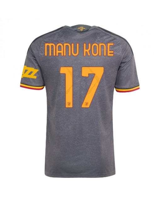 AS Roma Manu Kone #17 Replika Tredje Kläder 2026-27 Kortärmad AS Roma Manu Kone #17 Replika Tredje Kläder 2026-27 Kortärmad